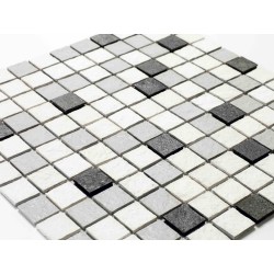Mosaik-Mix  - 100 x 50 cm - 2,5 x 2,5 cm